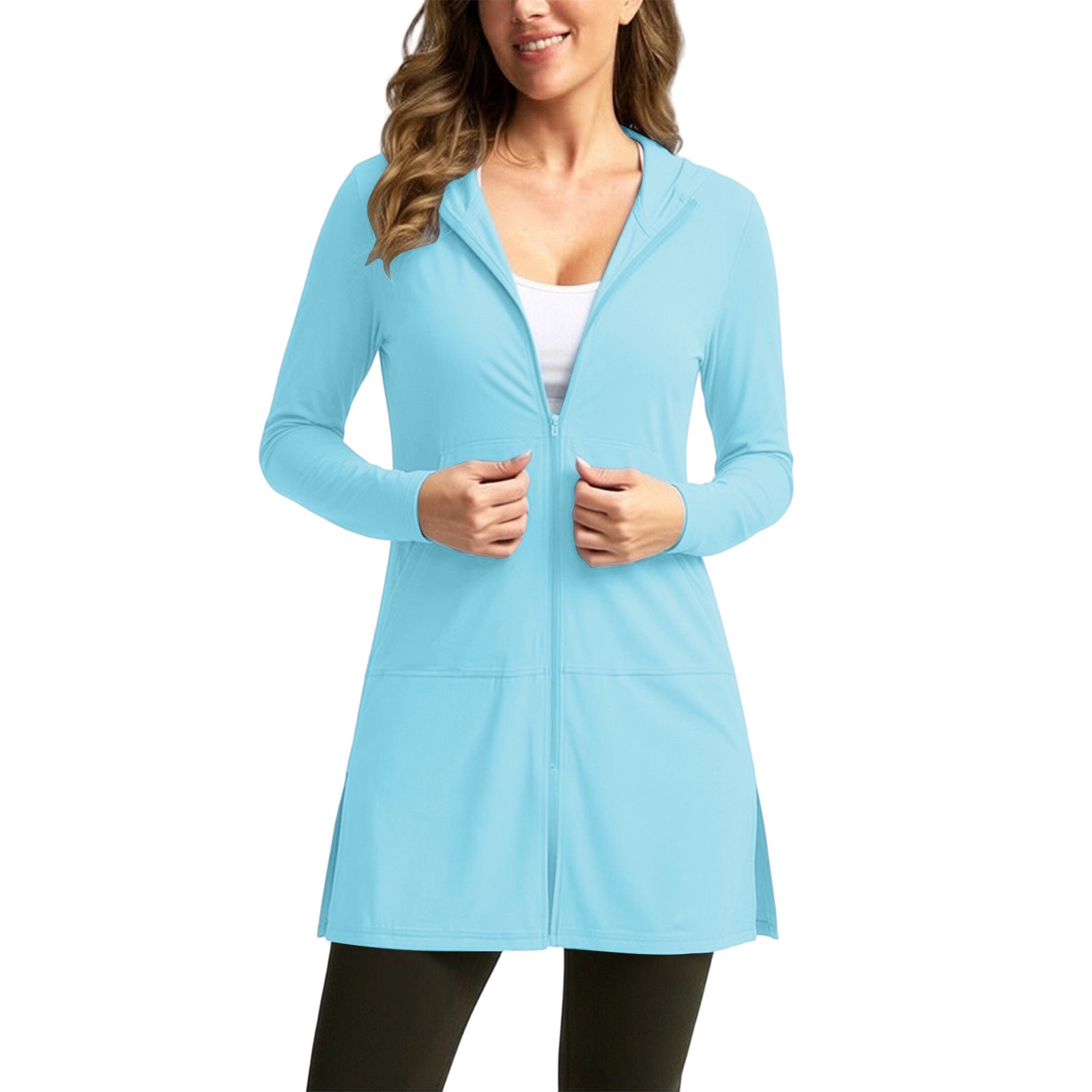 Plus-size Ice-silk Sun-protective Clothing for Women