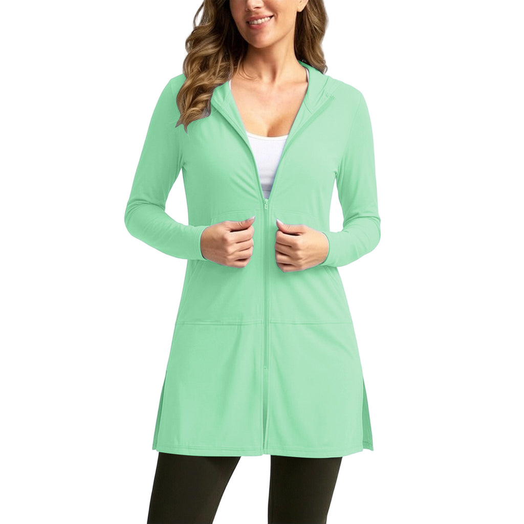 Plus-size Ice-silk Sun-protective Clothing for Women