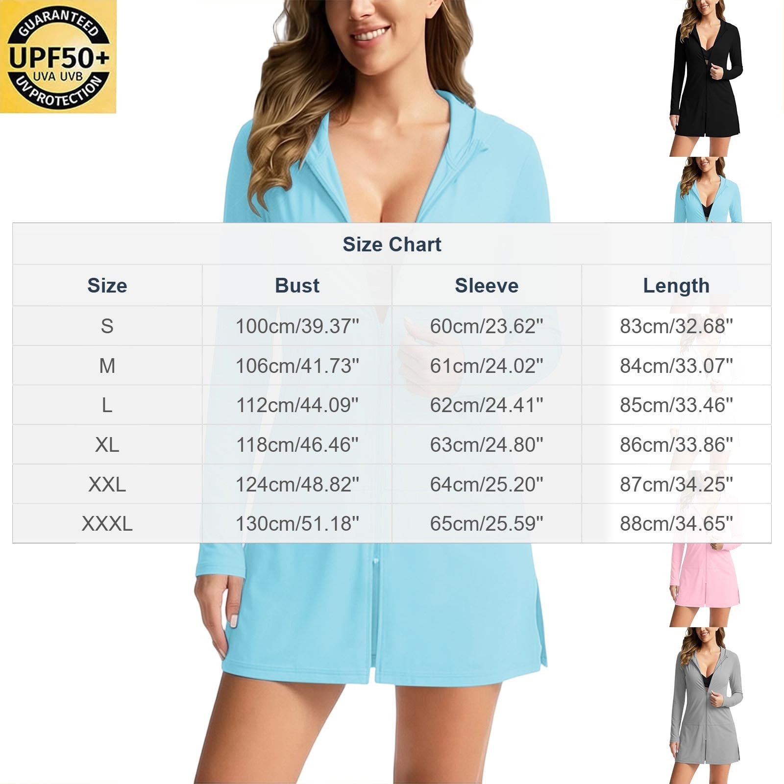 Plus-size Ice-silk Sun-protective Clothing for Women