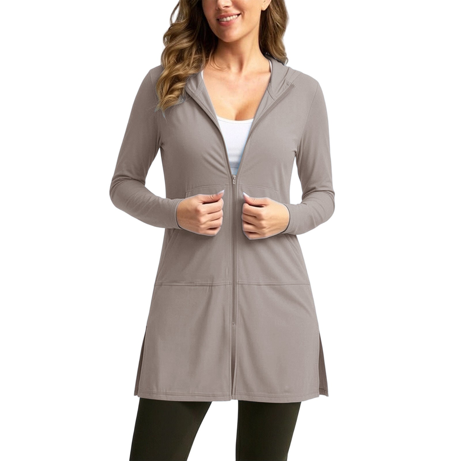 Plus-size Ice-silk Sun-protective Clothing for Women