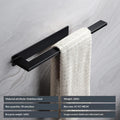 Single Pole Non Perforated Stainless Steel Towel Pole