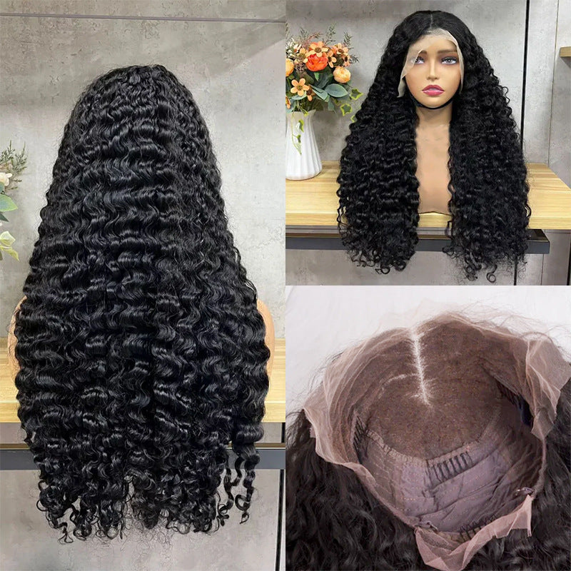 Burmese Curly Glueless Wig Human Hair SDD for Effortless Style