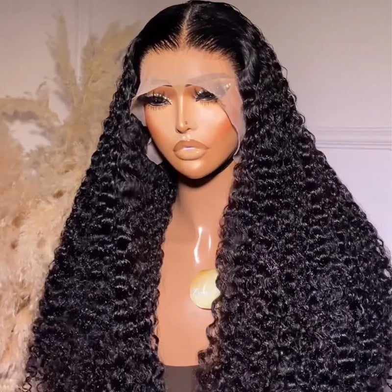 Burmese Curly Glueless Wig Human Hair SDD for Effortless Style