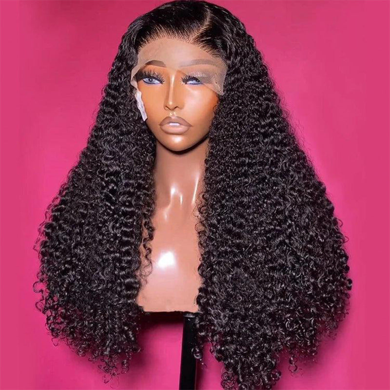 Burmese Curly Glueless Wig Human Hair SDD for Effortless Style