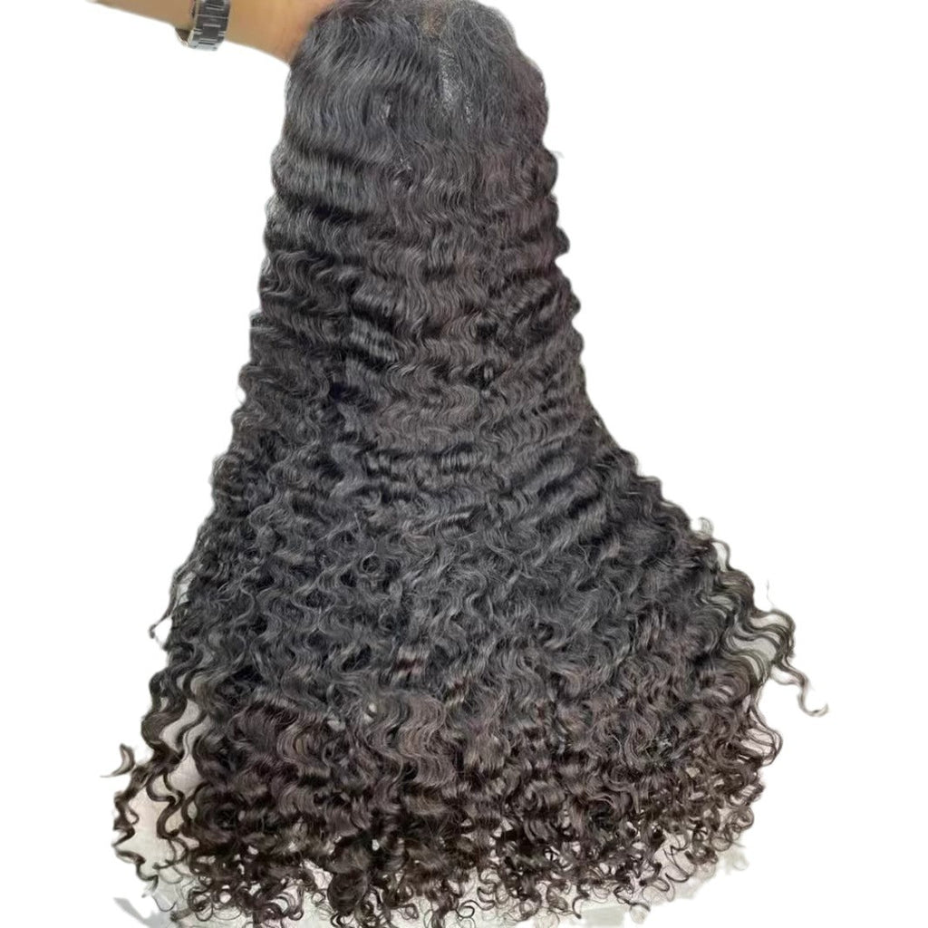 Burmese Curly Glueless Wig Human Hair SDD for Effortless Style