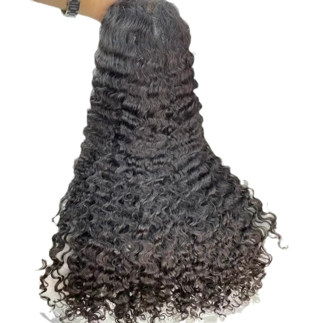 Burmese Curly Glueless Wig Human Hair SDD for Effortless Style