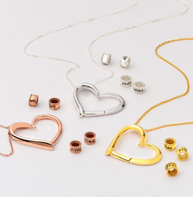 Personalized Heart Necklaces for Women - Custom Name Jewelry