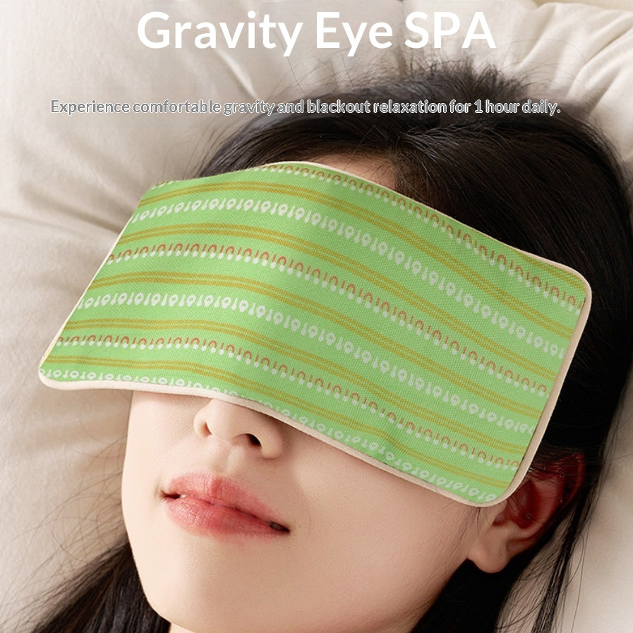 Gravity Eye Pillow with Cassia Seeds for Light-Blocking Sleep