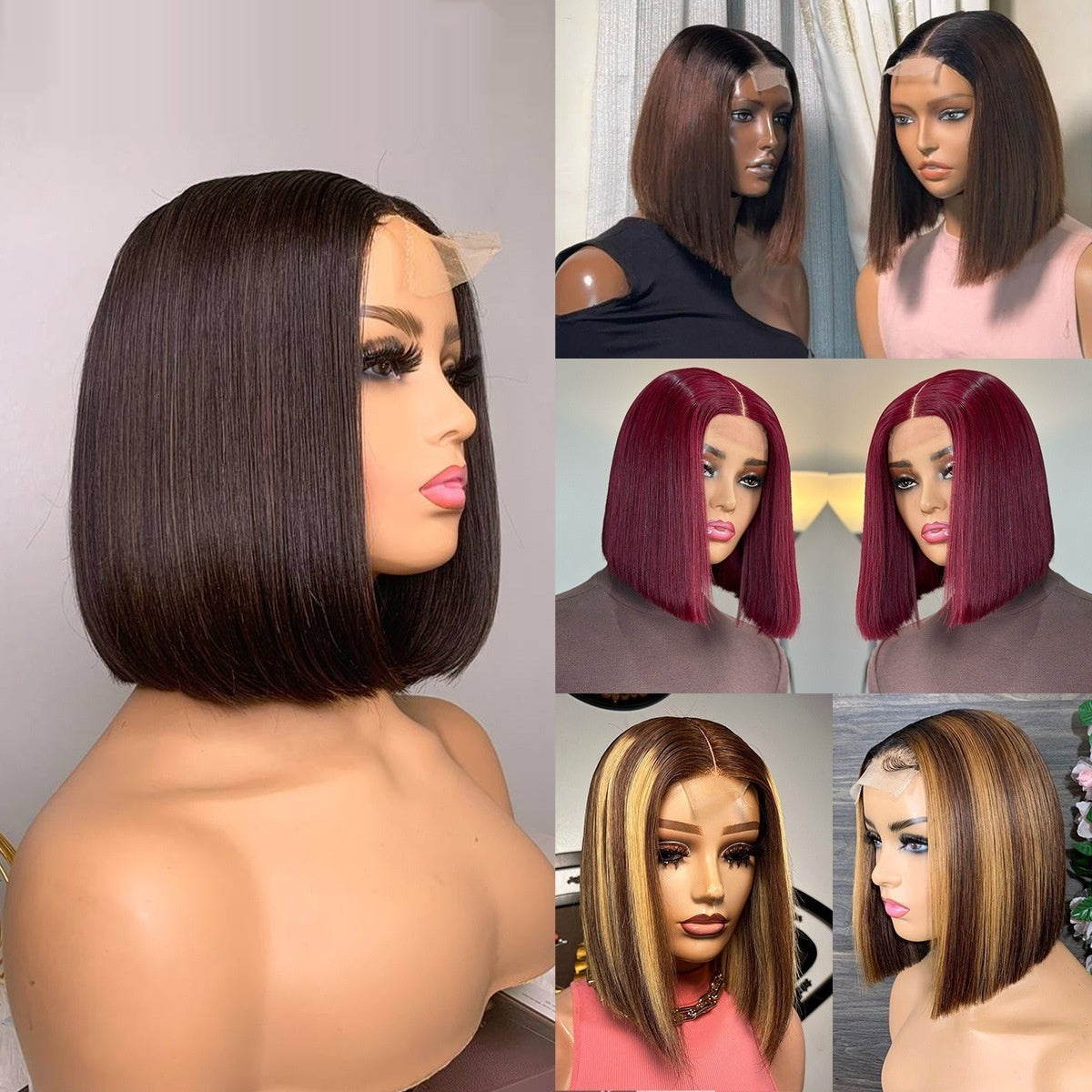 Womens Real Human Hair African Wigs for Effortless Style