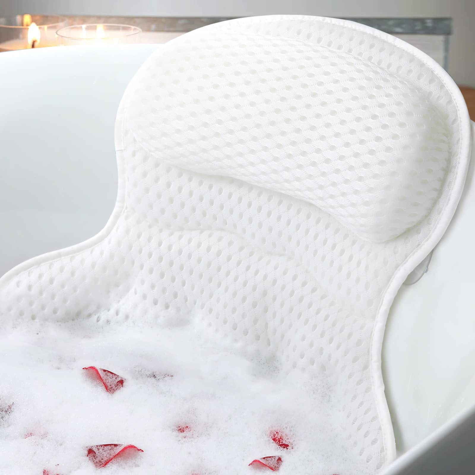 Butterfly Suction-cup Bath Basin Pillow for Relaxation