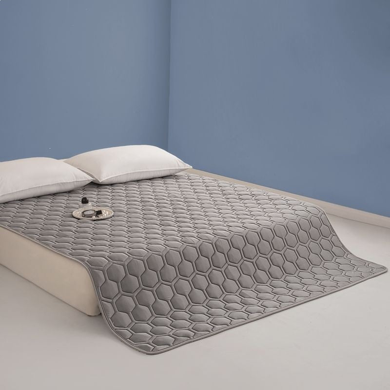 All-Season Non-Slip Weighted Blanket with Bed Pads