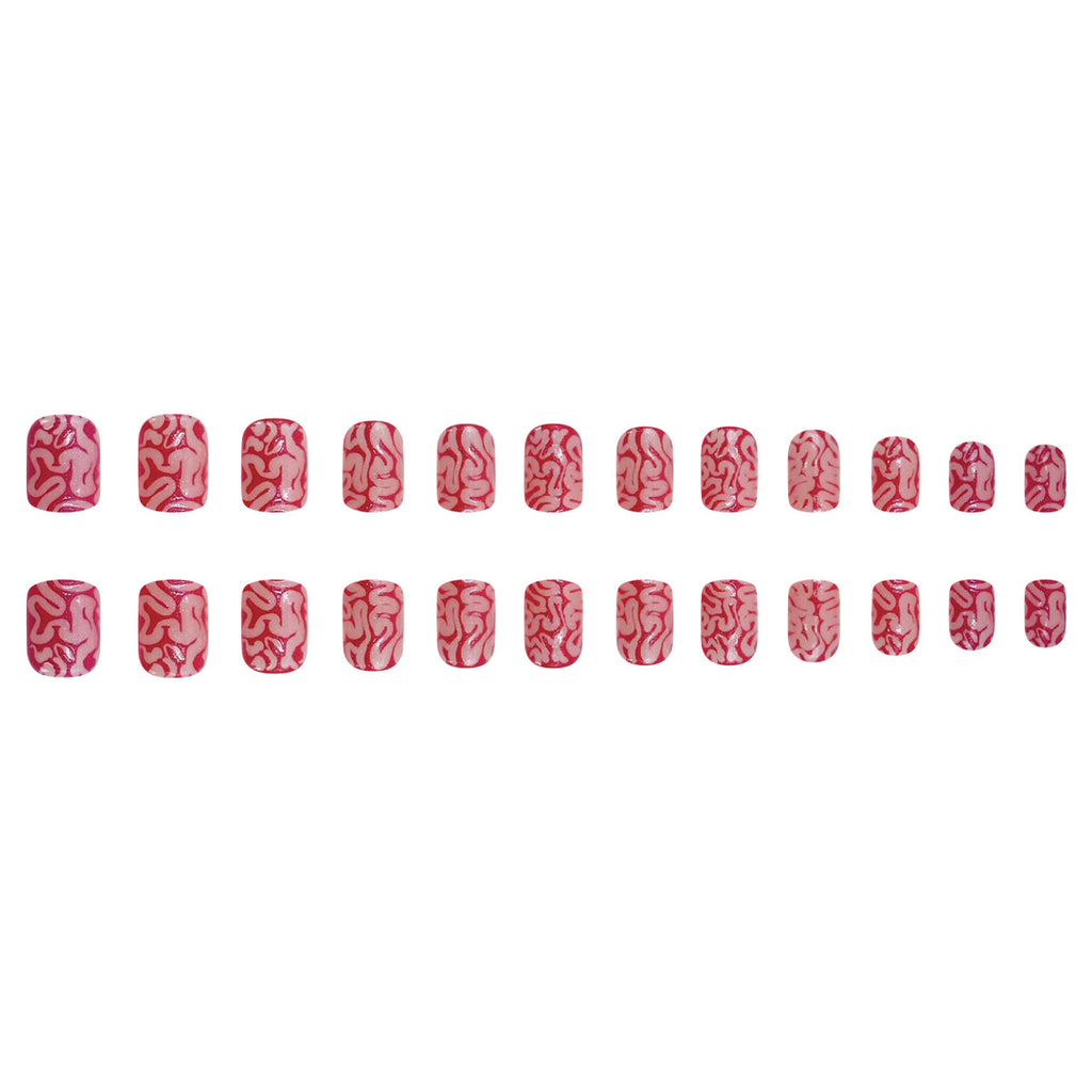 Large Rectangular Magic Mirror Press-on Nails for Glam Looks