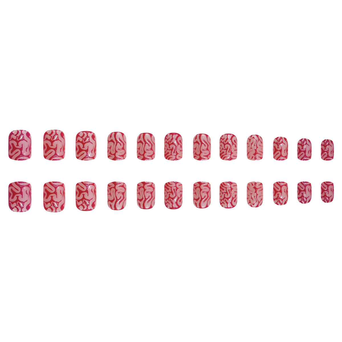 Large Rectangular Magic Mirror Press-on Nails for Glam Looks