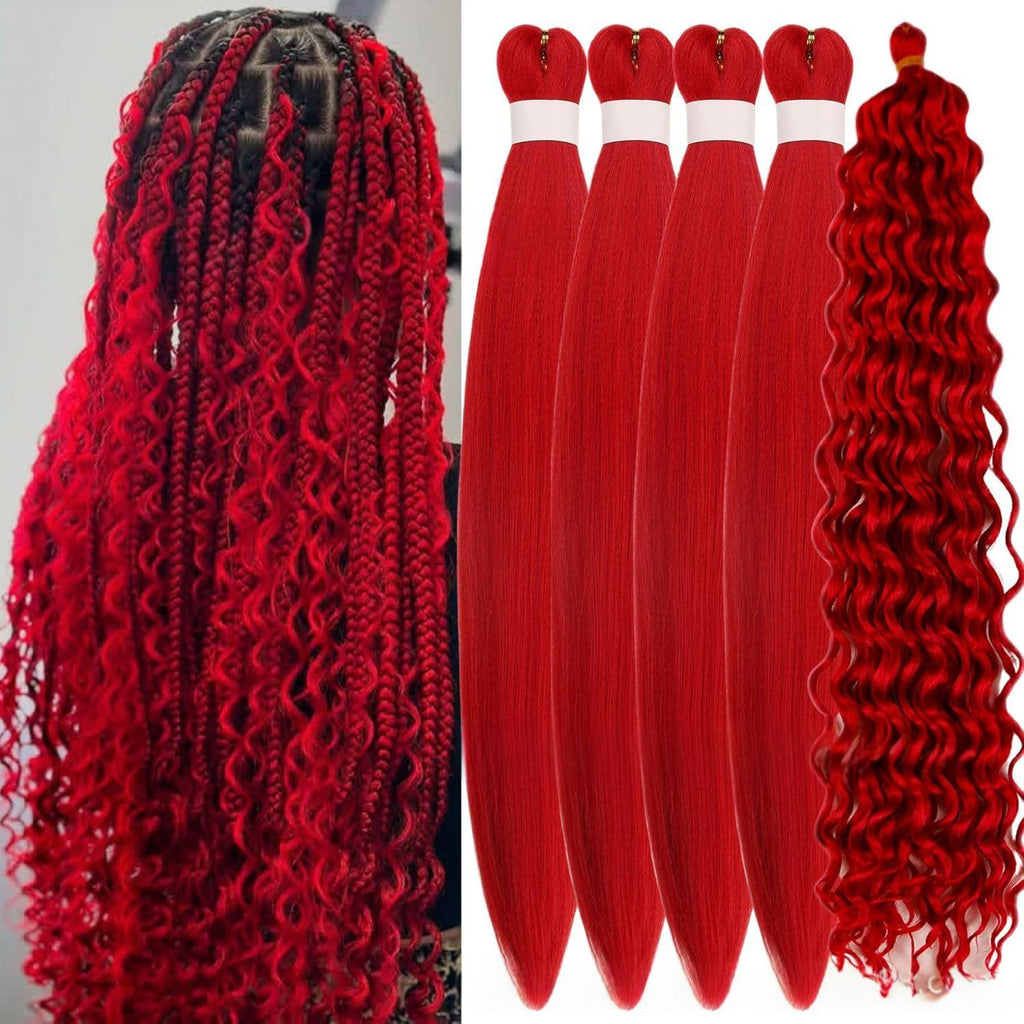 Bohemian Braided Hair Braid Set for Women - Chic Styles