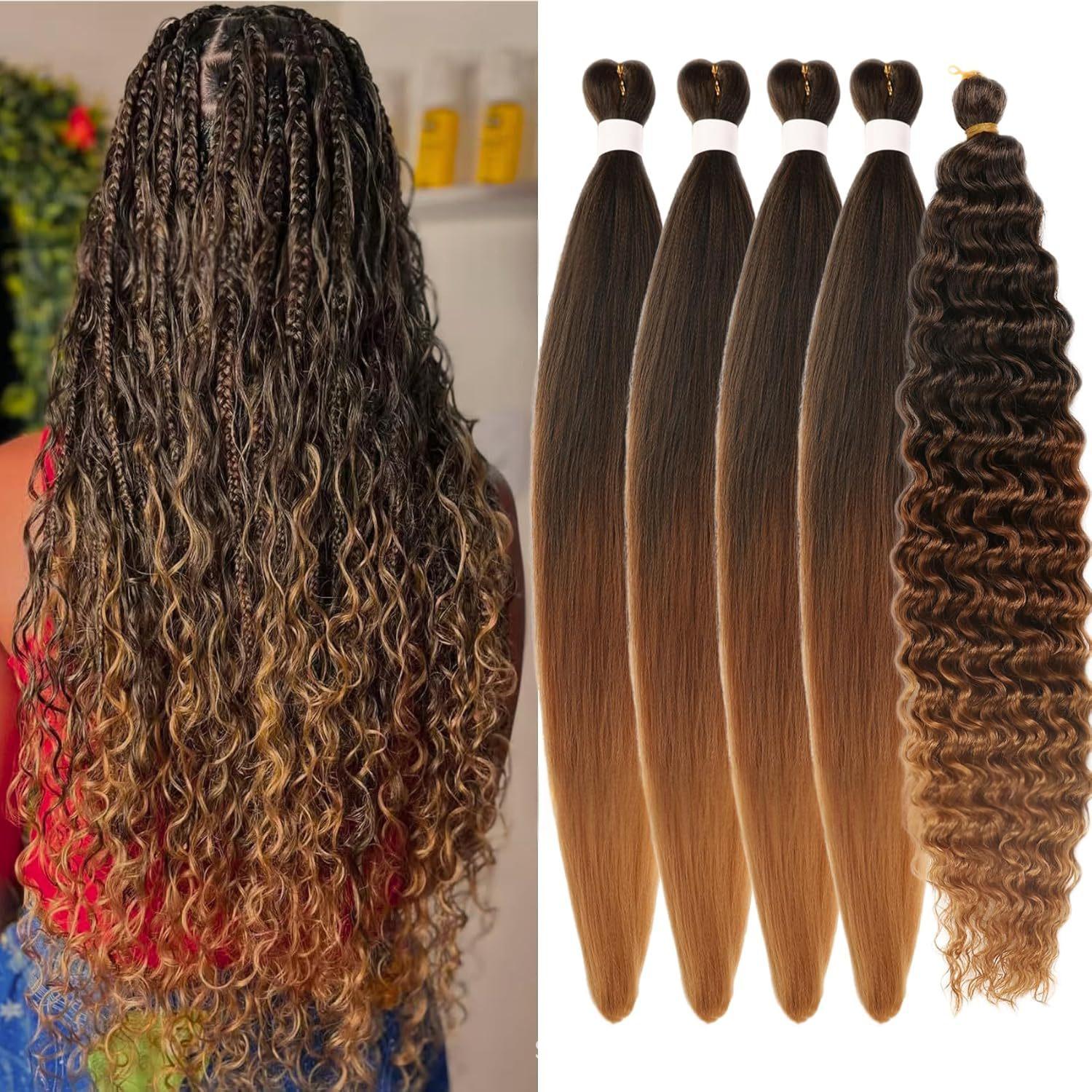 Bohemian Braided Hair Braid Set for Women - Chic Styles