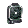Compact Solar-Powered Camping Fan with USB Charging