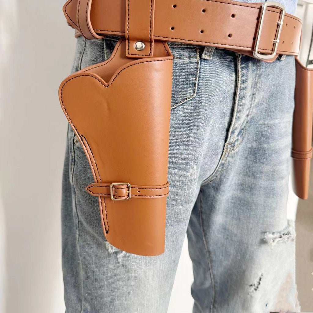 Leather Belt Leg Harness Tool Bag for Home Office Storage