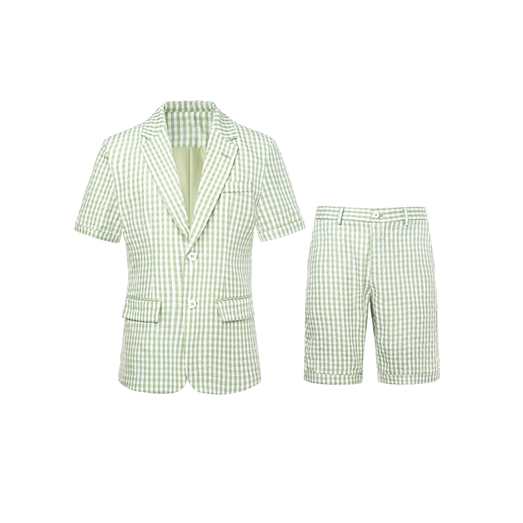 Mens Light Business-Casual Suit Set for Effortless Style
