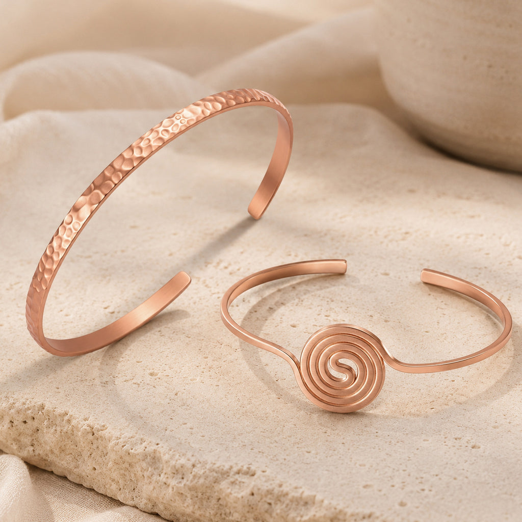 Adjustable Pure Copper Anklet - Unisex High Copper Content