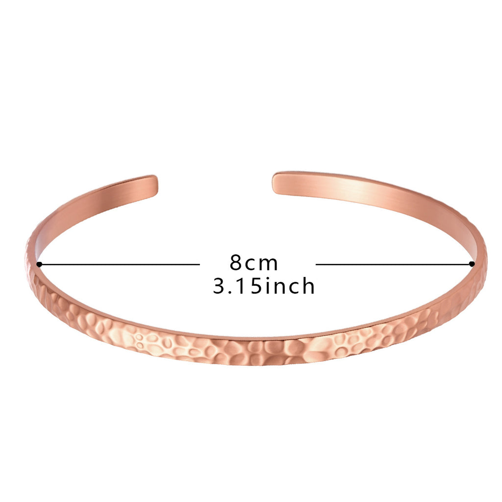 Adjustable Pure Copper Anklet - Unisex High Copper Content