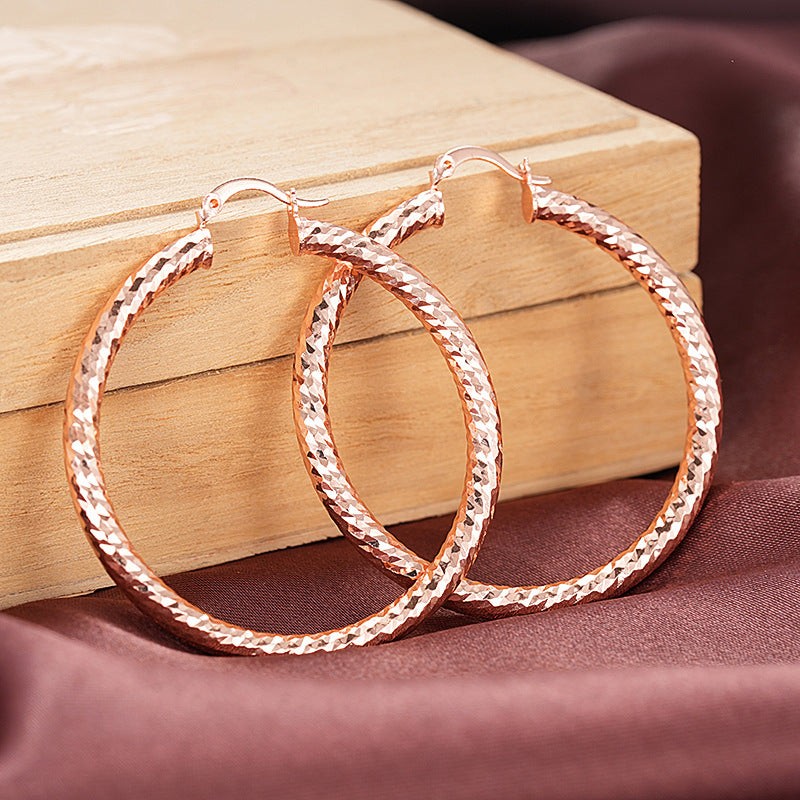 Geometric Circular Hoop Statement Party Earrings for Women