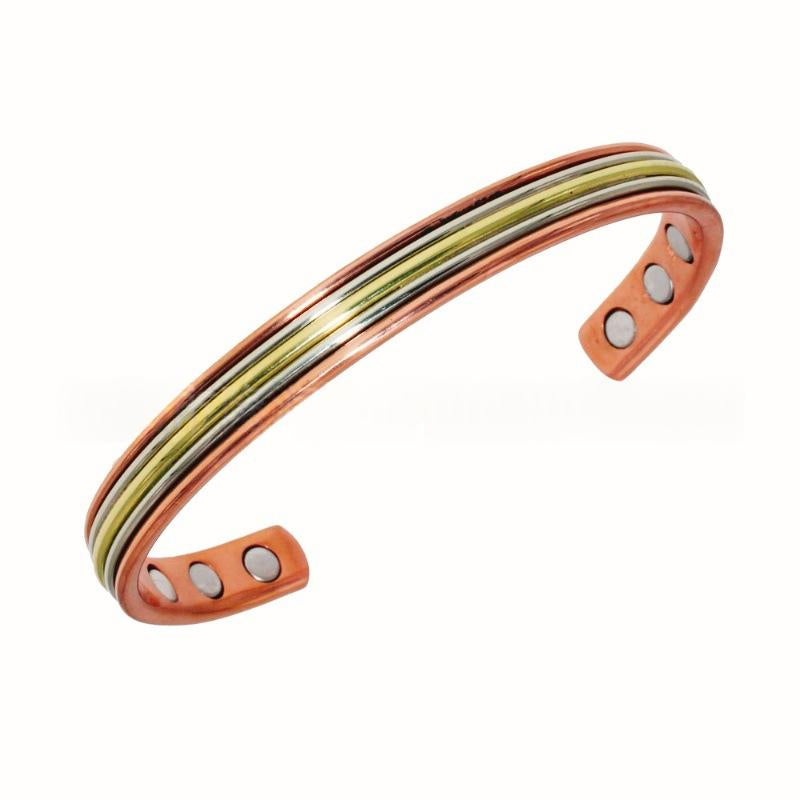 Red Copper Solid Magnet Bracelet for Wellness & Style