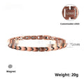 Womens Red Copper Magnetic Bracelet for Style & Wellness