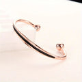 Simple and Elegant Adjustable Bronze-toned Bracelet