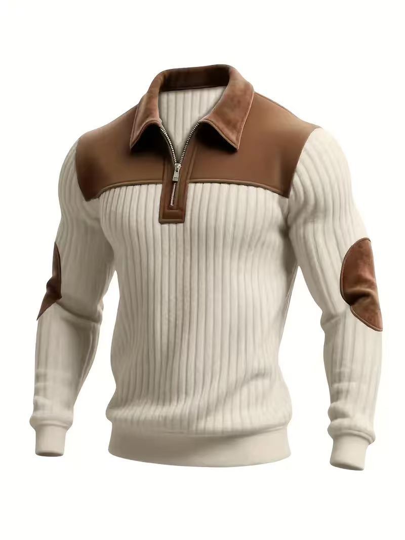 Casual Commute Sports Zip-Up Sweatshirt for Men