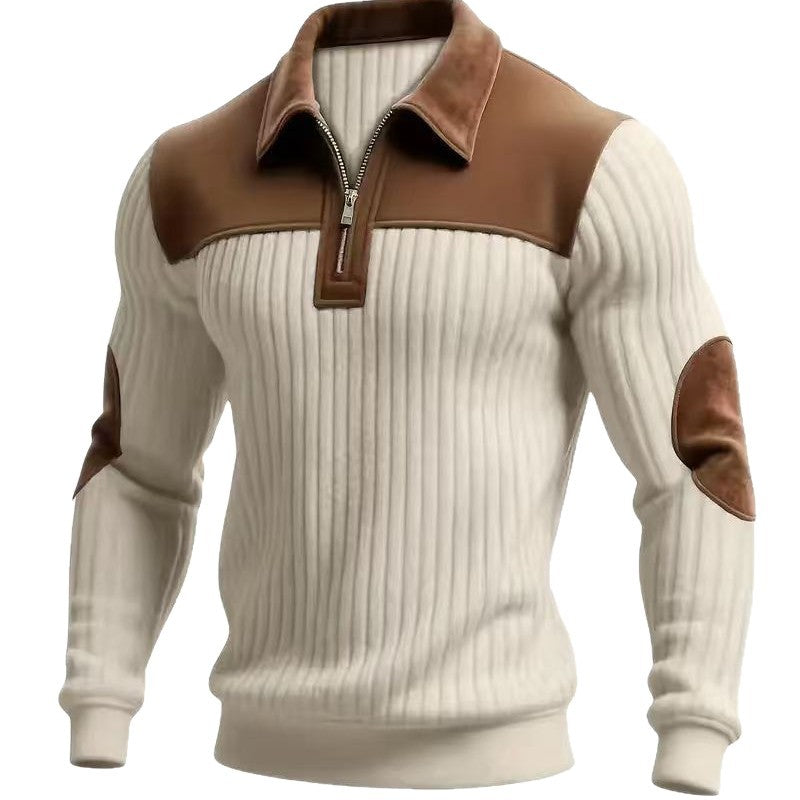 Casual Commute Sports Zip-Up Sweatshirt for Men