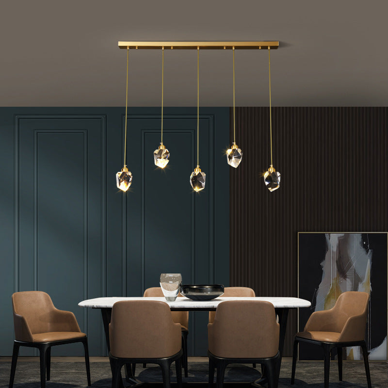 Light-luxury Crystal Bedside Lamp - Minimalist Design