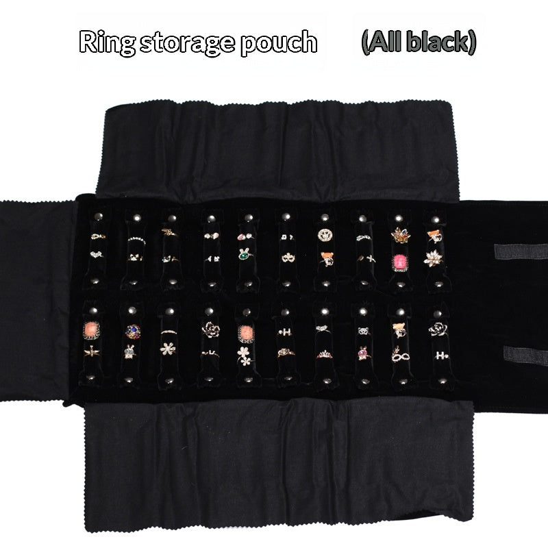 Stylish Exhibition Jewelry Roll Bag for Home Office Storage