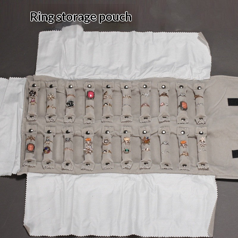 Stylish Exhibition Jewelry Roll Bag for Home Office Storage