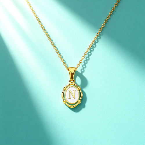 Affordable Luxury Gold 26-Letter Pendant Necklace for Women