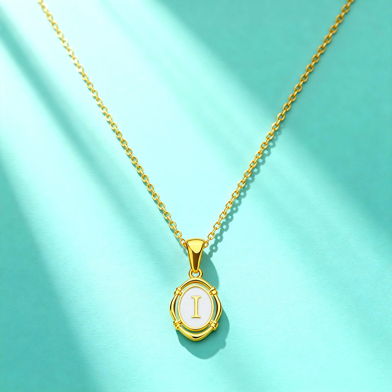 Affordable Luxury Gold 26-Letter Pendant Necklace for Women