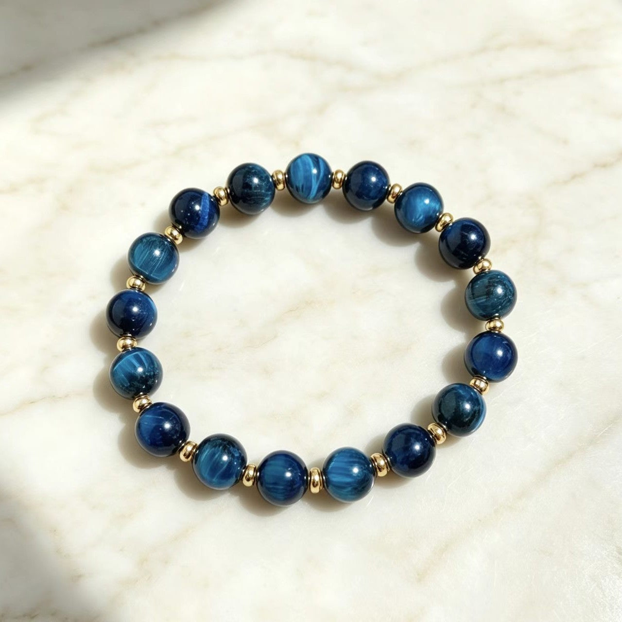Womens Versatile Natural Stone Bracelet with Pumice Stone