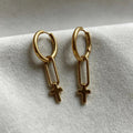 Fashionable and Minimalist Cross Earrings for Everyday Wear
