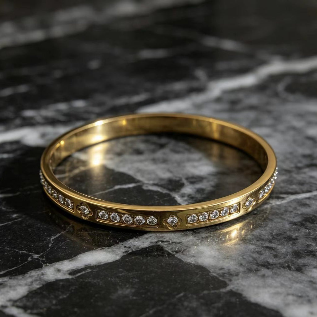 Light-luxury Diamond-studded Bracelet for Women