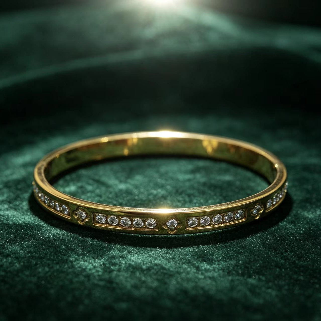Light-luxury Diamond-studded Bracelet for Women