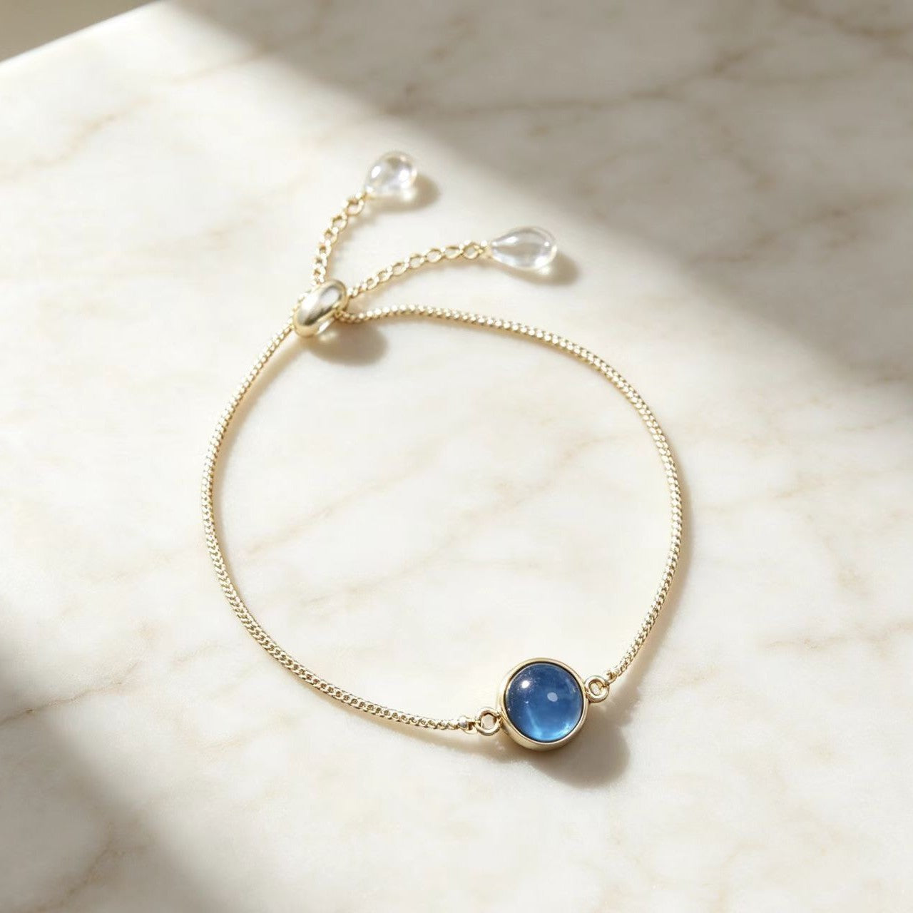 Womens Geometric Natural Stone Bracelet - Unique Style