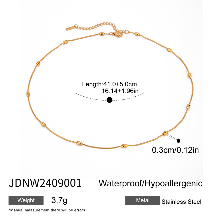 Minimalist High-End Stainless Steel Necklace for Effortless Style