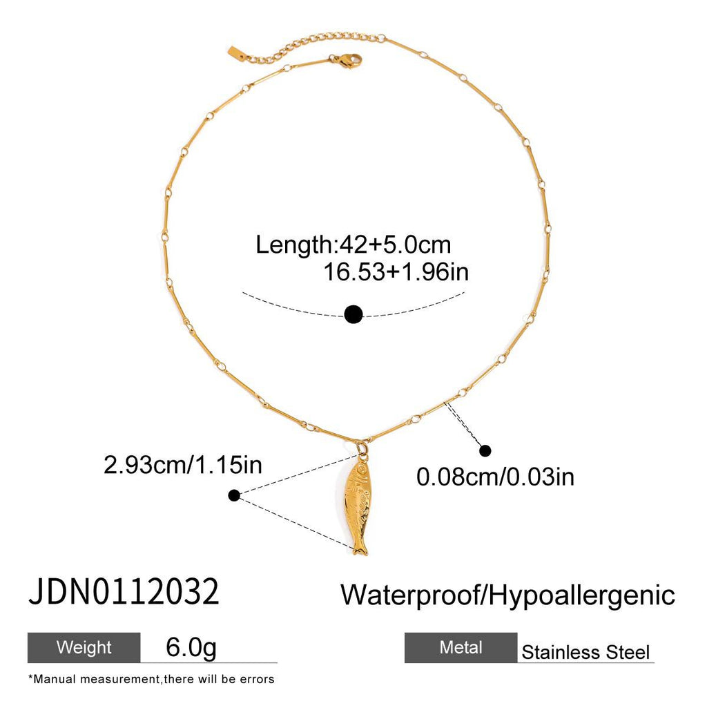 Minimalist High-End Stainless Steel Necklace for Effortless Style