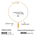 Minimalist High-End Stainless Steel Necklace for Effortless Style