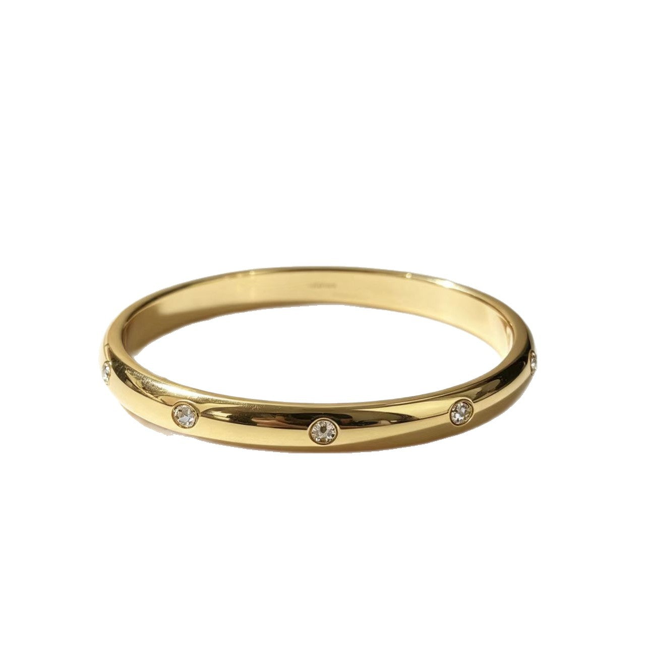 Zircon Plain Ring Bracelet - Elegant Women's Jewelry
