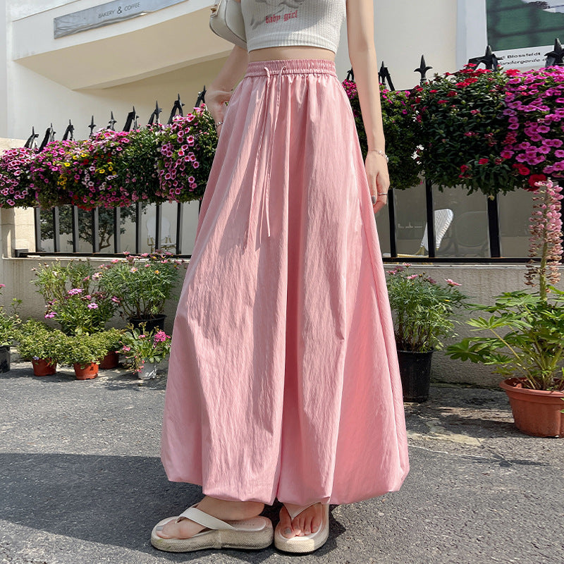 Puffy Petal High-waisted Midi Skirt - Trendy Midi Ring Style