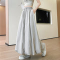 Puffy Petal High-waisted Midi Skirt - Trendy Midi Ring Style