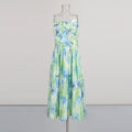 Strap High Waisted Floral Dress - Stylish Comfort for Every Occasion