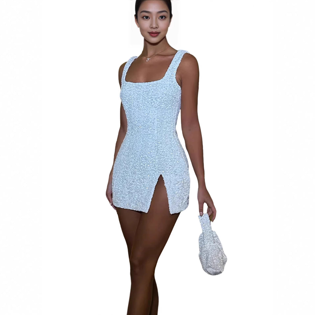 Strapless Square-neck Dress - Sexy Backless Party Gown