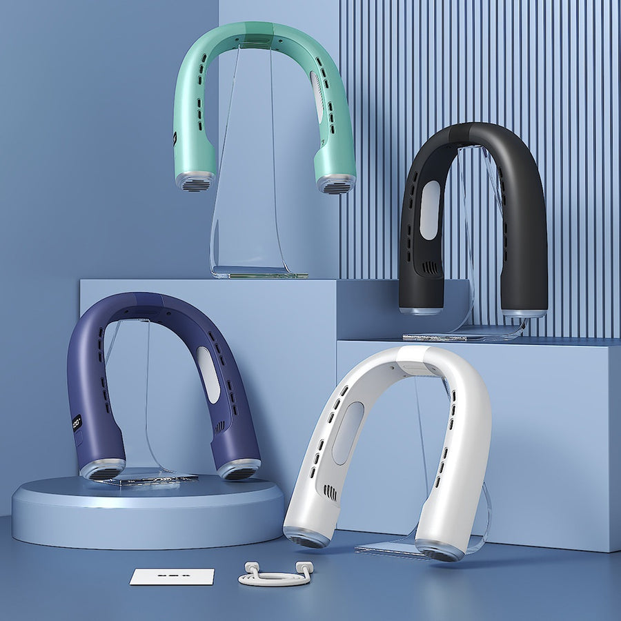 Neck-hanging Fan Portable Personal Cooling Device