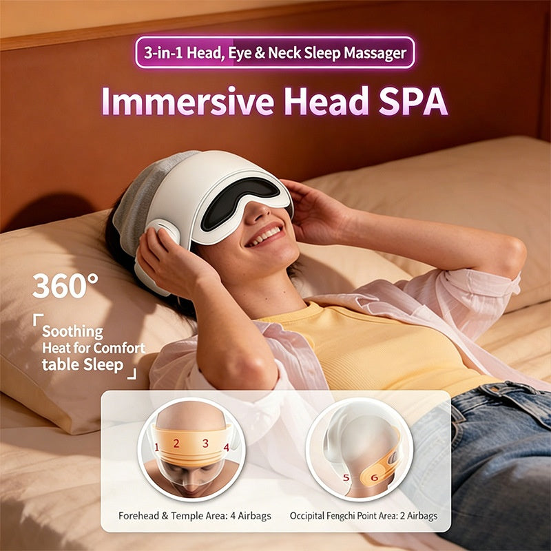 Head Insomnia Help Device - Electric Heating Compress